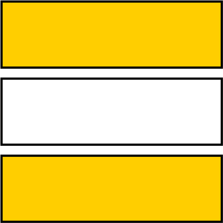 Stripe-marked Biketrail White - Flag Clipart (1024x1024), Png Download