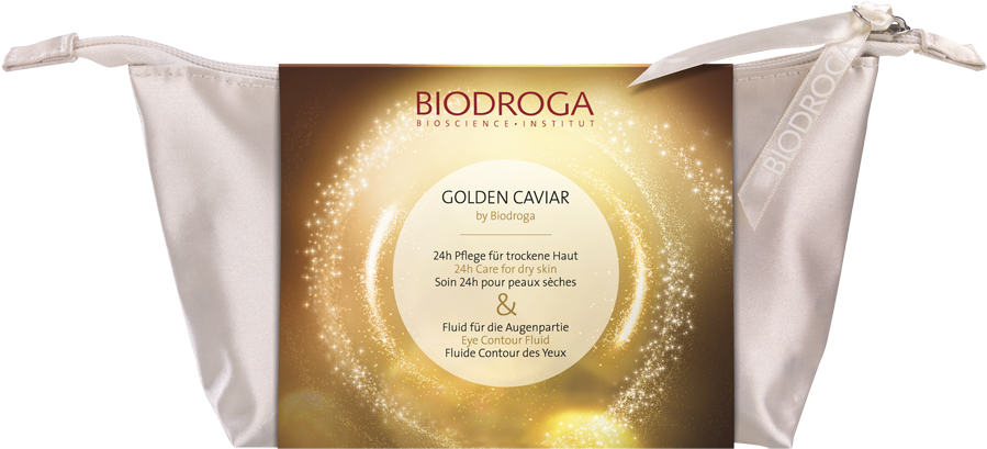 Golden Caviar Set - Biodroga Golden Caviar Clipart (899x409), Png Download