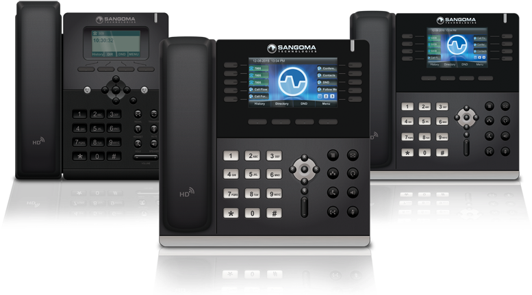 Sangoma Launches New Ip Phones Designed For Freepbx - Sangoma Ip Phones Clipart (800x442), Png Download