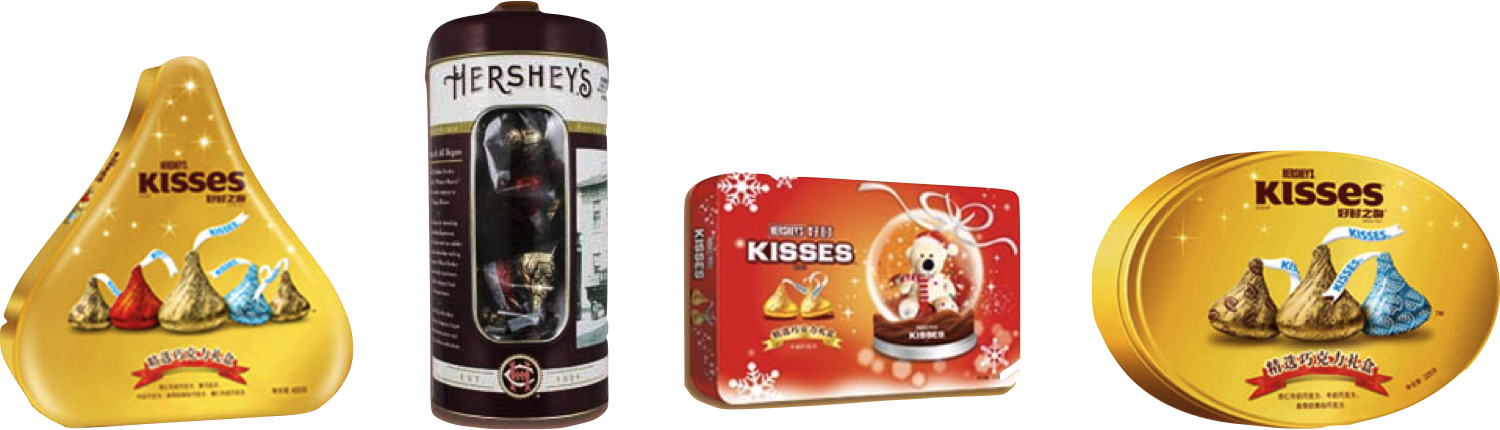 Hand To Mouth - Hershey's Kisses Clipart (1500x430), Png Download