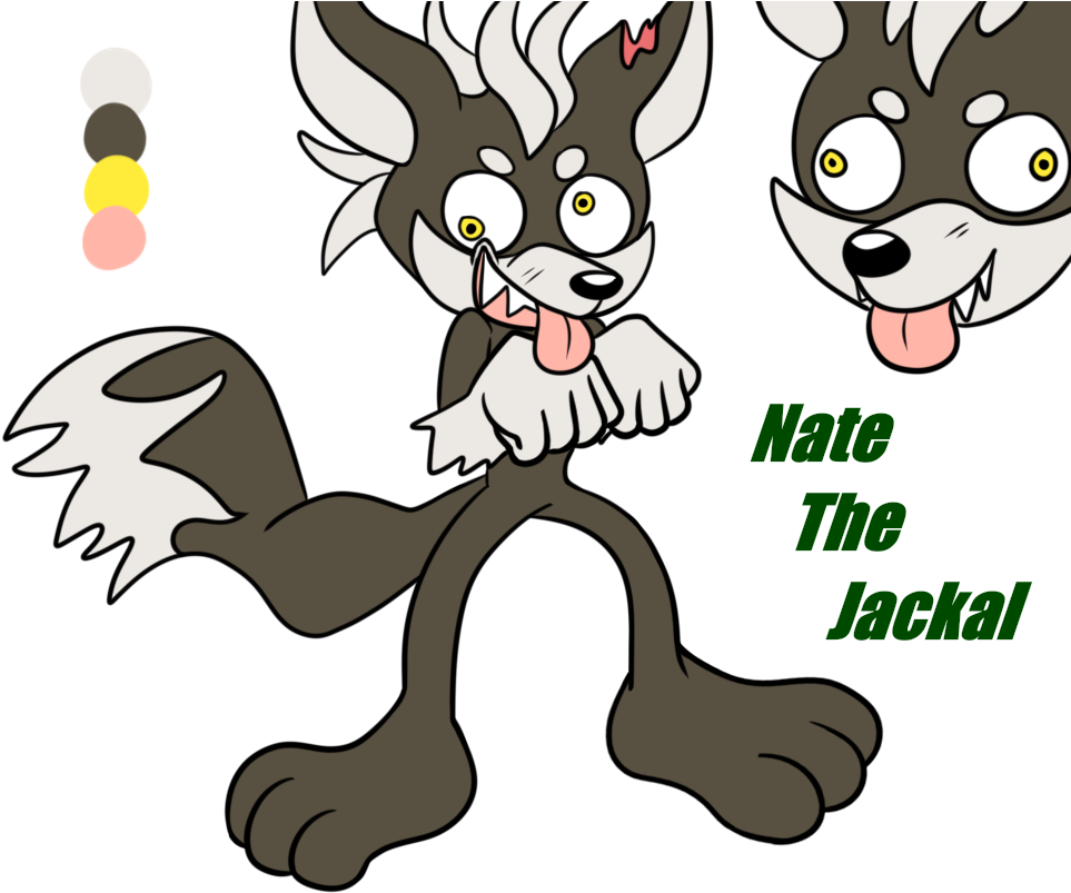 Nate The Jackal - Jackal Squad Girls Jackal Oc Clipart (982x806), Png Download