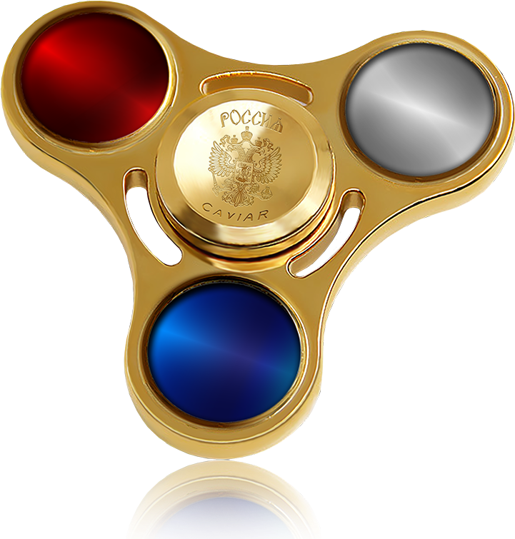 Спиннеры By Caviar Spinner Tricolor - Dünyanın En Pahalı Stres Çarkı Clipart (790x909), Png Download