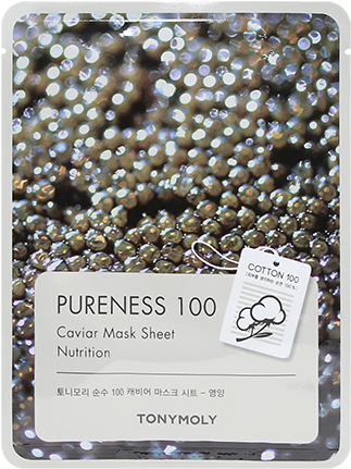 [tonymoly] Pureness 100 Mask Sheet - Tony Moly Pureness 100 Caviar Mask Sheet Clipart (600x600), Png Download