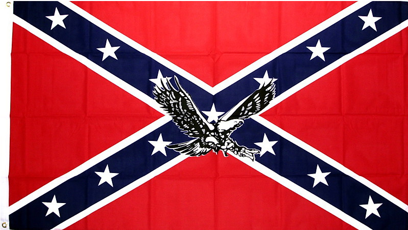 Flag Confederate Png - Fire Lady Rebel Flag Clipart (1000x700), Png Download