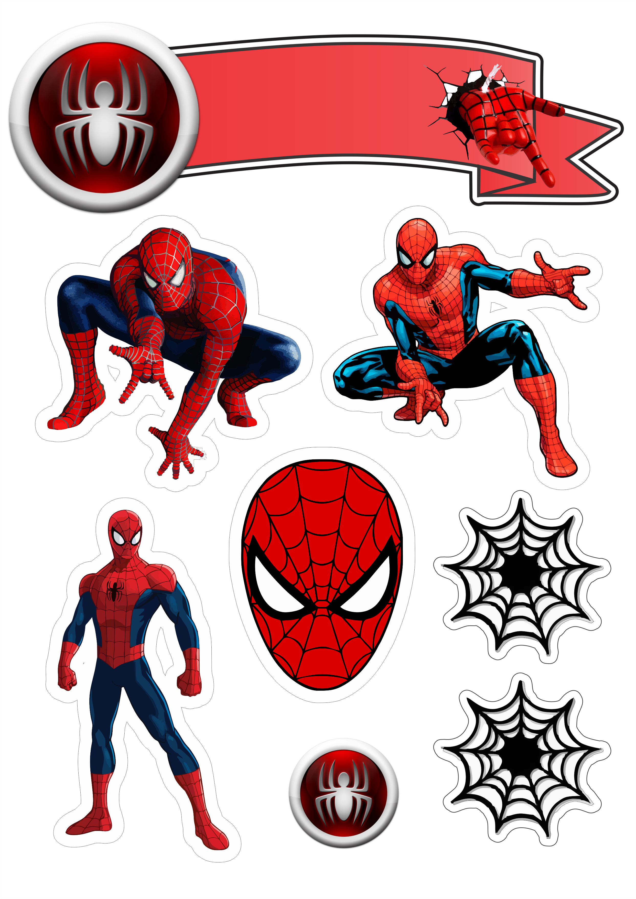 Cartoon Ultimate Spider Man Clipart (2512x3512), Png Download