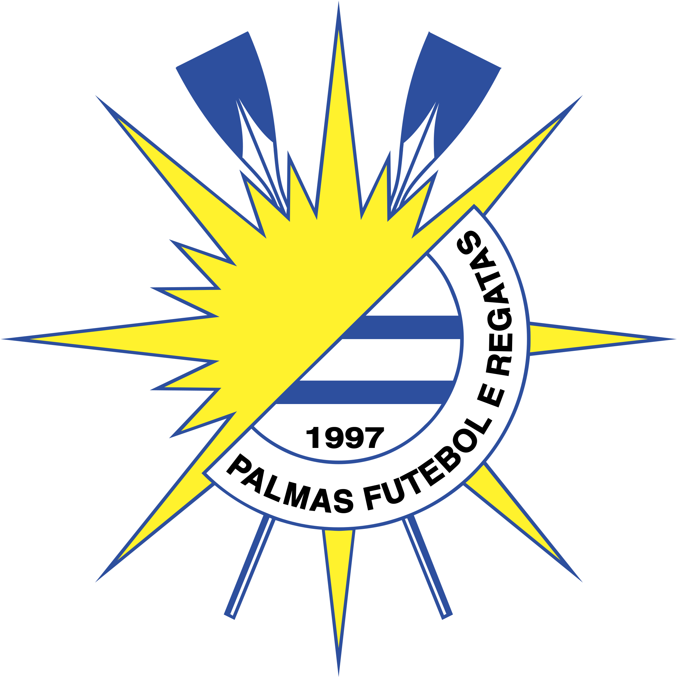 Palmas Futebol E Regatas Logo Png Transparent - Palmas Futebol E Regatas Escudo Clipart (2400x2400), Png Download