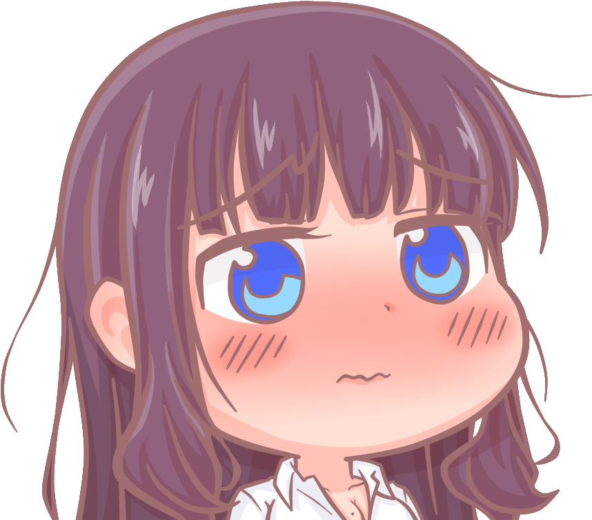 View Samegoogleiqdbsaucenao Blushing , - Hifumi New Game Emoji Clipart (1000x1000), Png Download