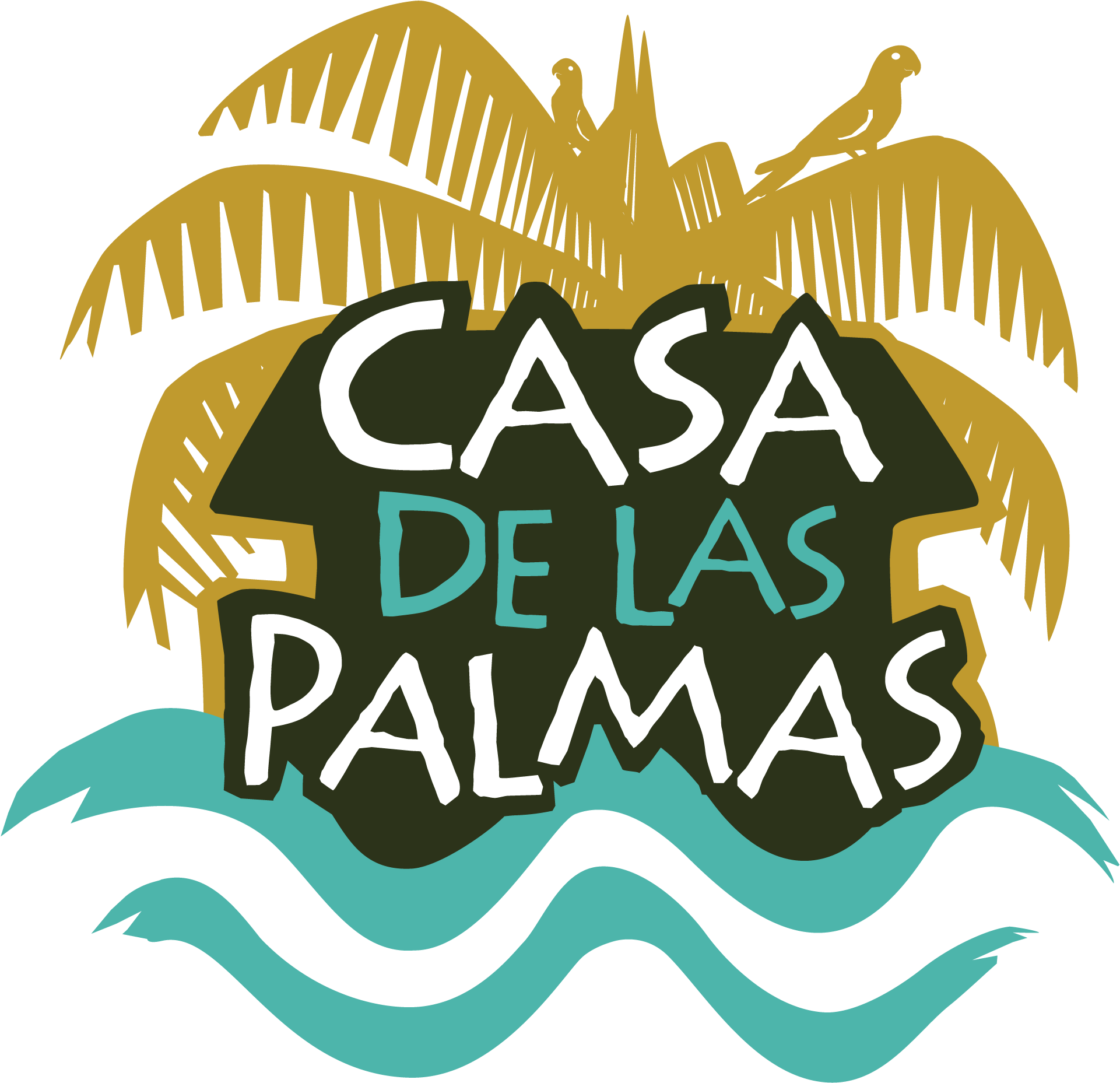 Casa De Las Palmas Hostel - Illustration Clipart (2376x2285), Png Download