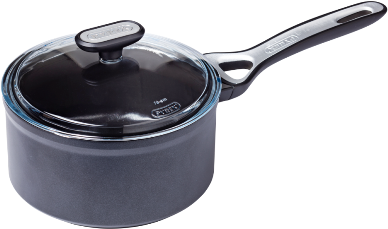 Pyrex Origin Plus Saucepan With Lid 20cm / - Pyrex Origin+ 18cm Clipart (1000x561), Png Download