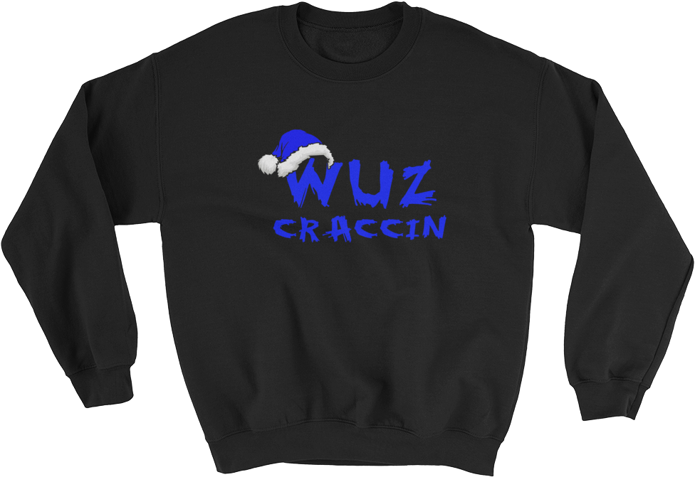 Image Of Wuzcraccin Santa Hat Sweatshirt - Herstory Shirt Clipart (976x671), Png Download