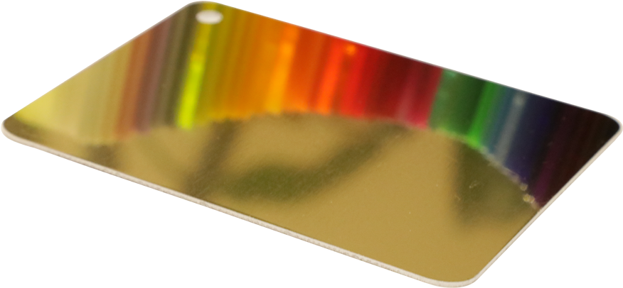 Anodized Aluminum Sheet Mirror Gold - Platter Clipart (900x600), Png Download