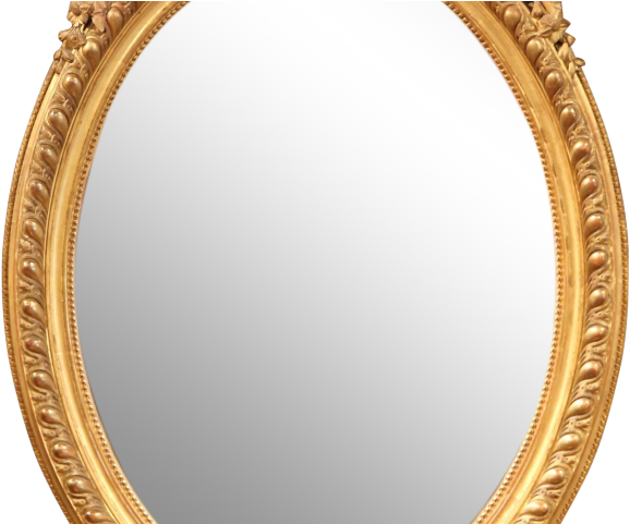Mirror Clipart Gold Mirror - Circle - Png Download (640x480), Png Download