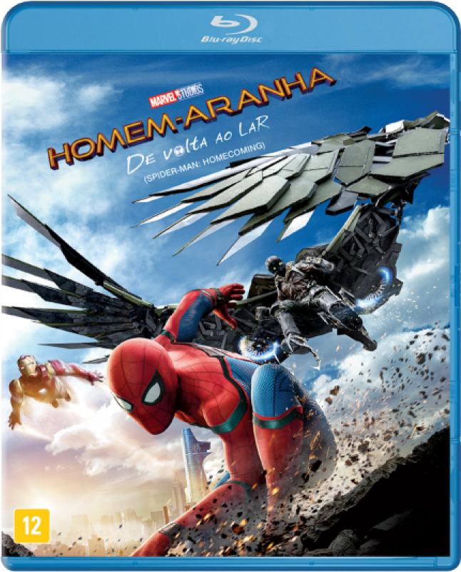 Blu Ray Homem Aranha - Spider Man Homecoming Blu Ray Clipart (800x800), Png Download