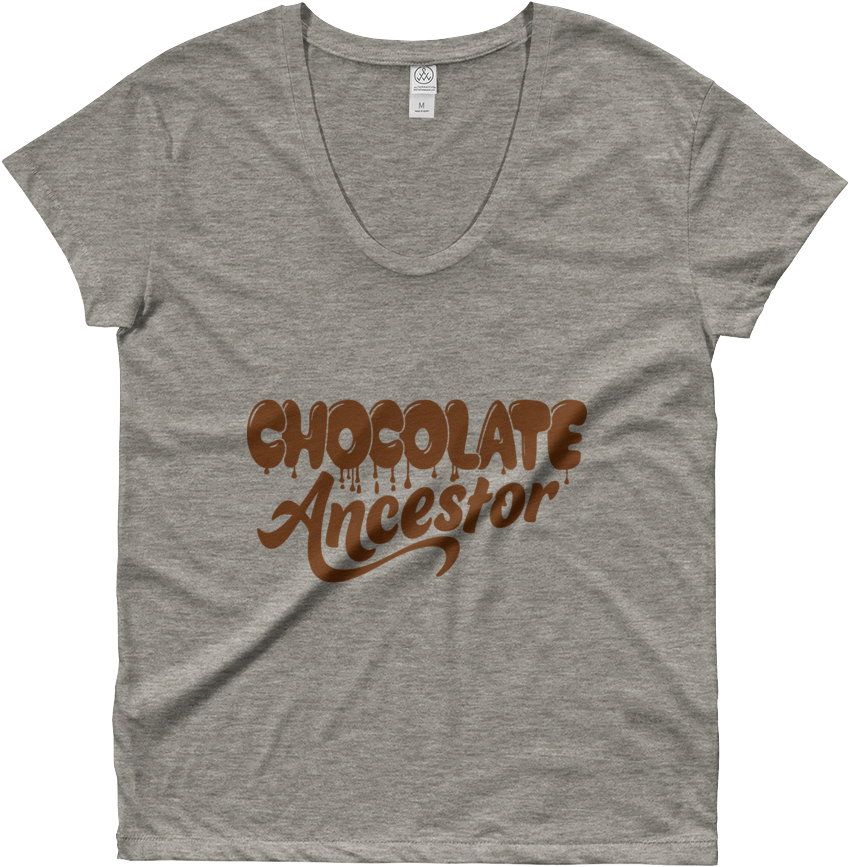 Chocolate Ancestor, Llc- Dripping Chocolate Ancestor - Active Shirt Clipart (849x867), Png Download