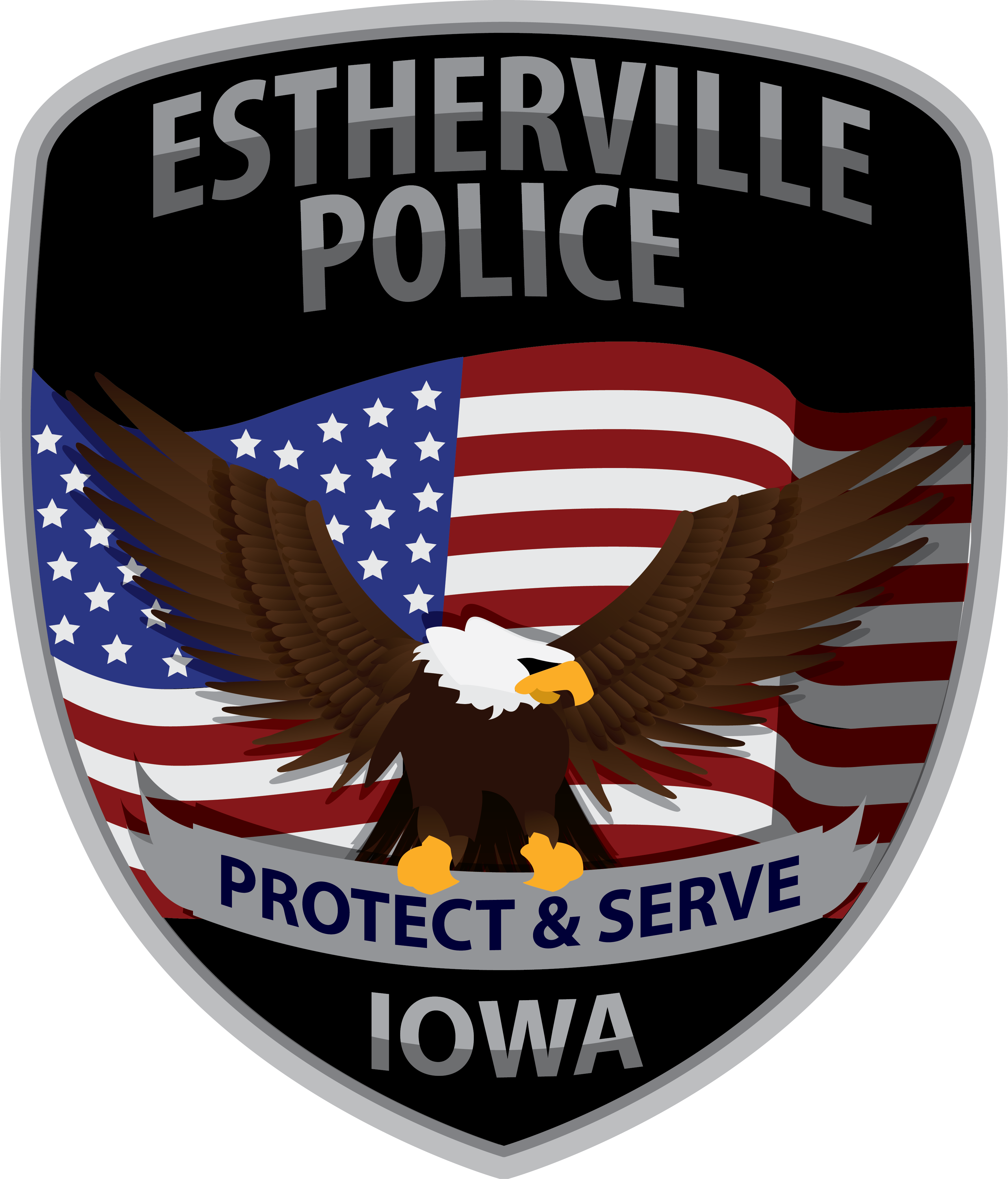 Estherville Police Department Logo Clipart (3489x4081), Png Download