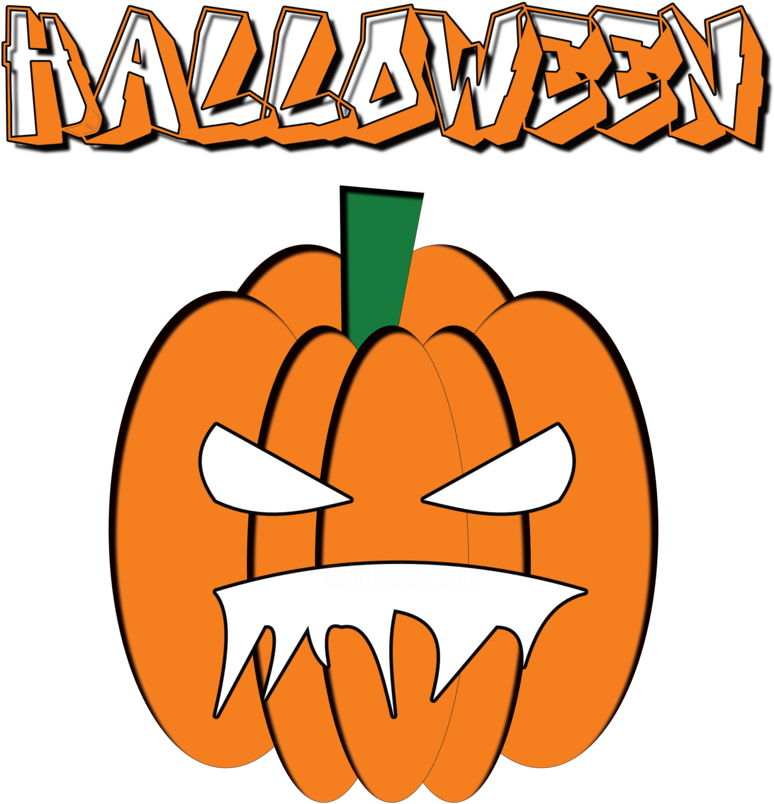 Digital Arts - Estampa De Halloween Png Clipart (849x1200), Png Download