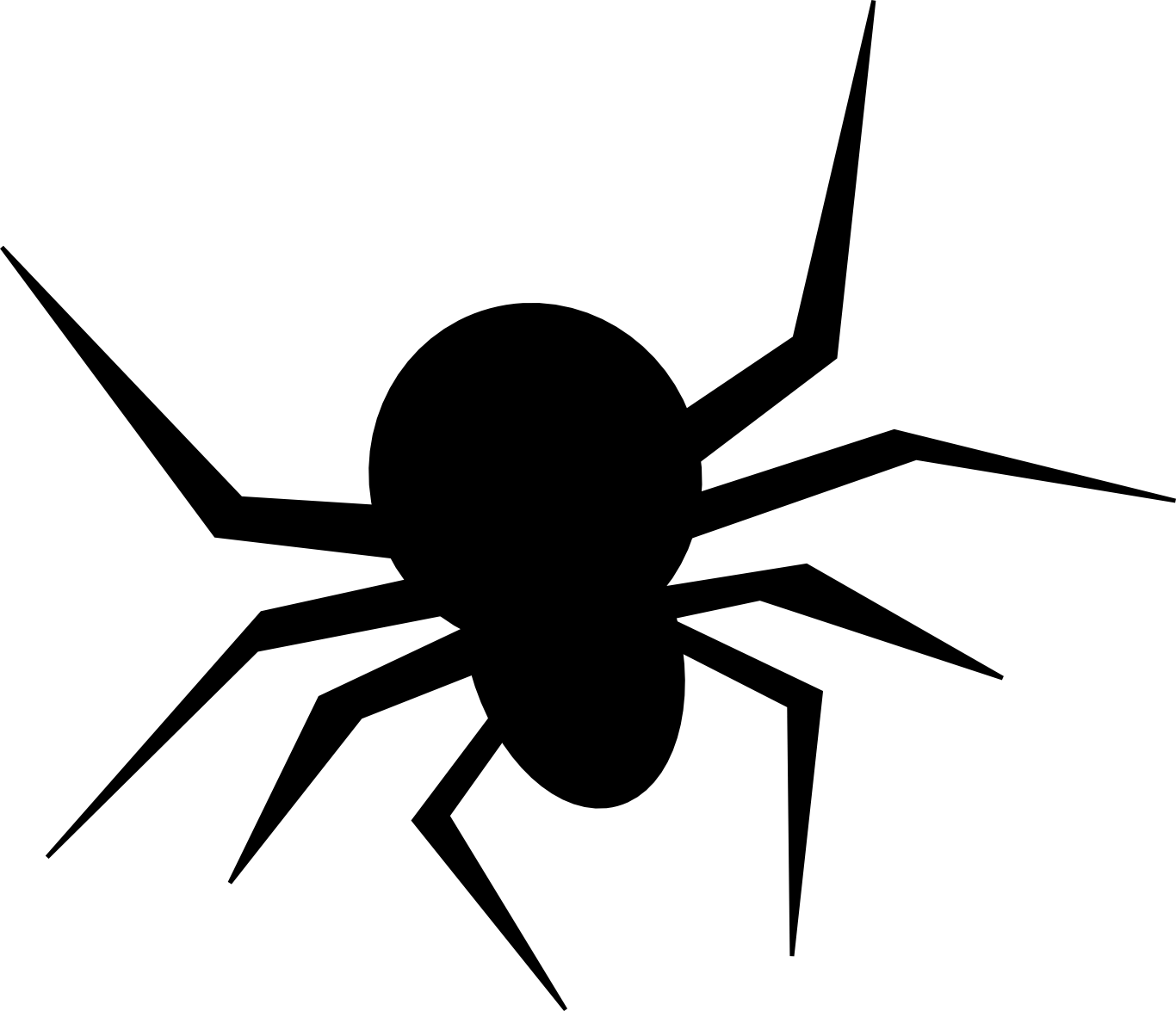 Spider Halloween Png - Halloween Spiders Png Clipart (1366x1175), Png Download