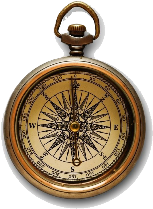 Compass Png Free Download - Old Compass Clipart (609x798), Png Download
