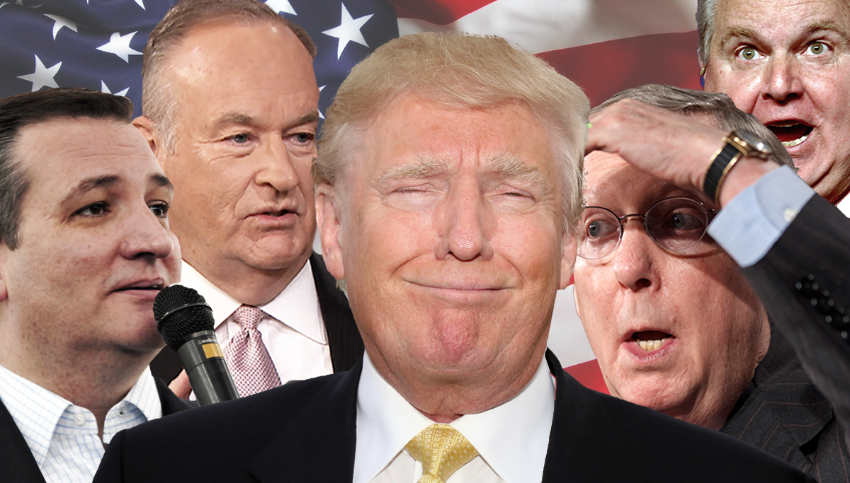 Republican Party Leaders And Conservative Pundits Are - Republican Party Leaders Clipart (1200x683), Png Download