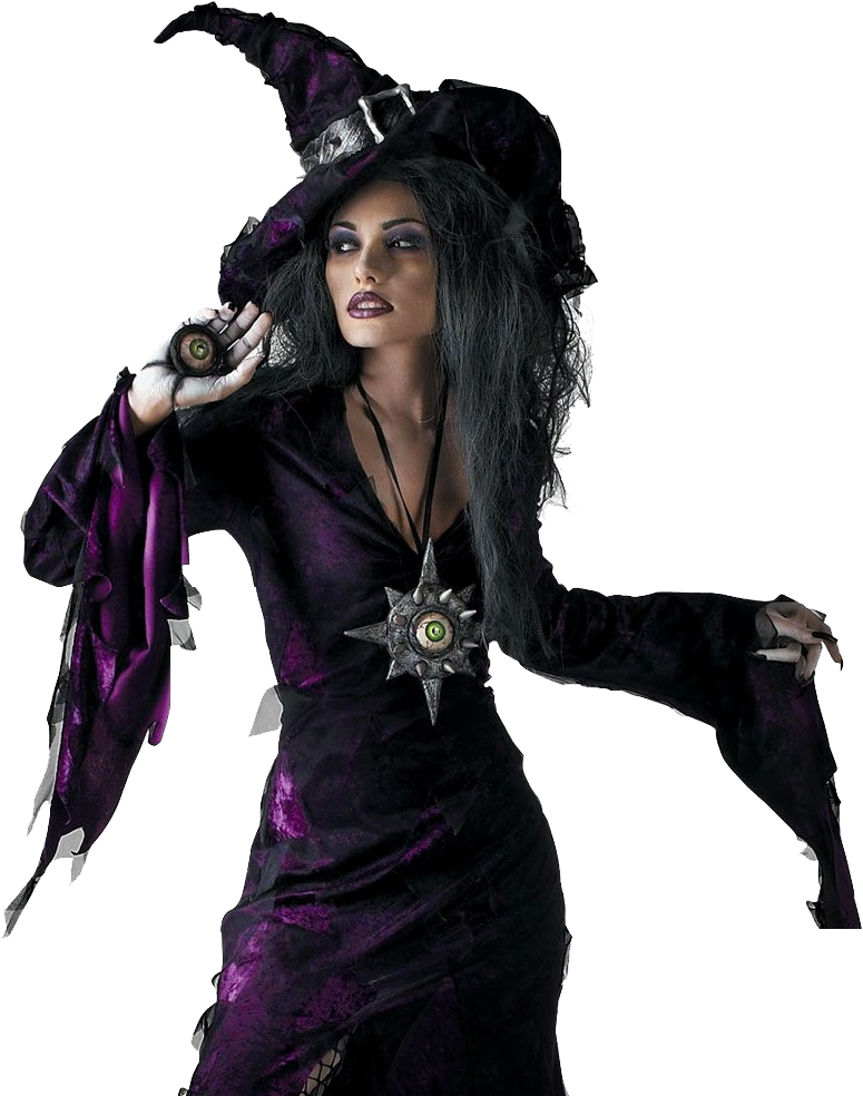 Halloween Costume Png Image - Sorceress Costume Clipart (811x1000), Png Download