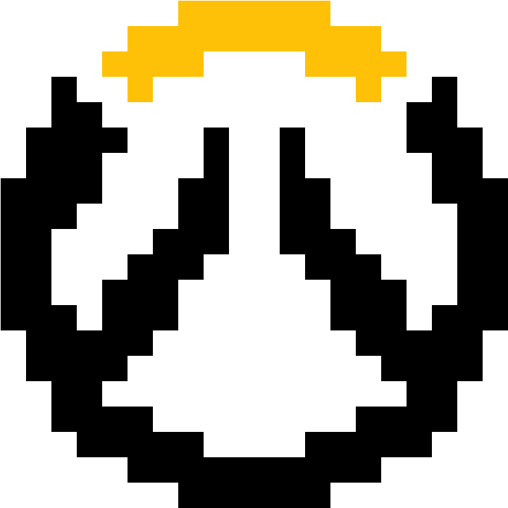Overwatch Logo Perler , Png Download - Minecraft Overwatch Logo Pixel Art Clipart (741x741), Png Download