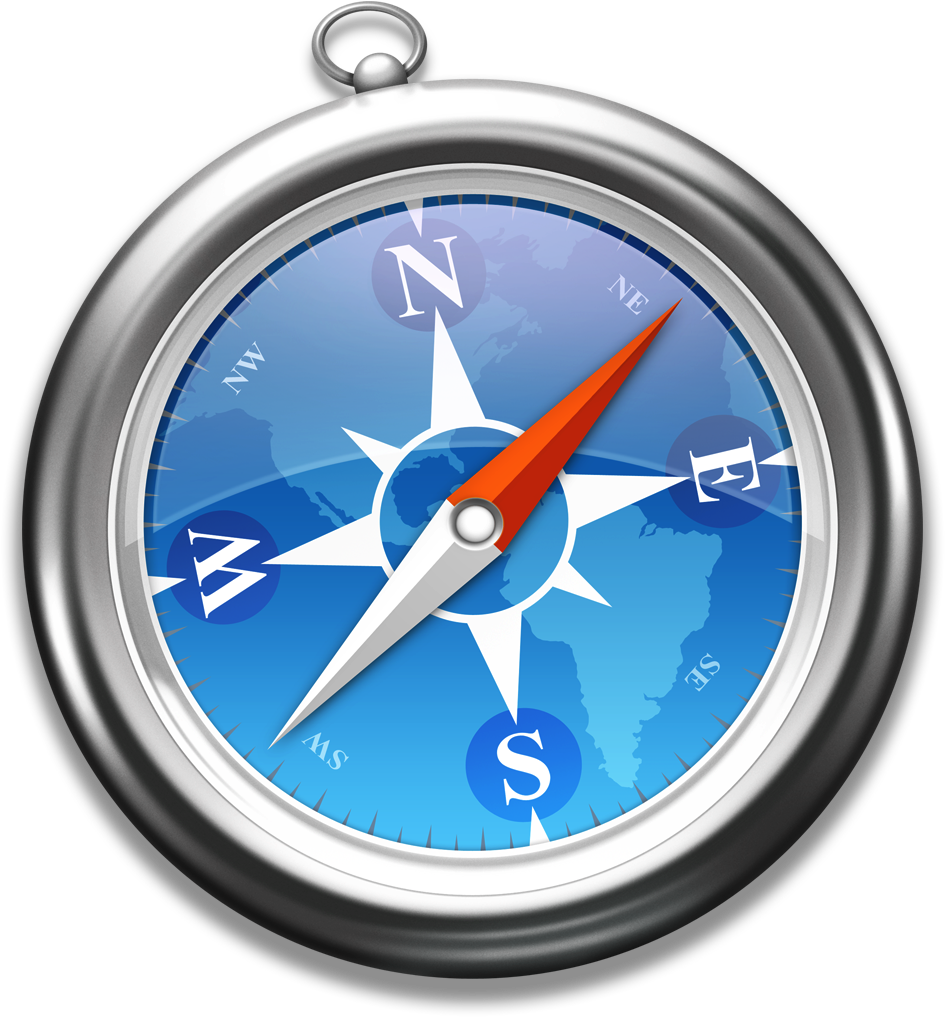 Compass Png - Safari Browser Clipart (1024x1024), Png Download