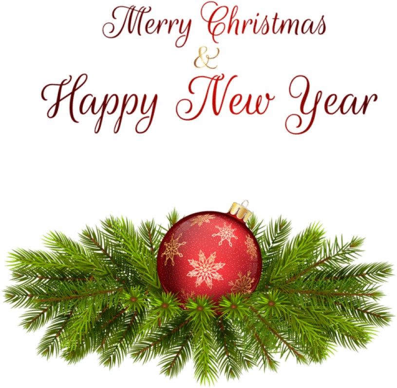 Free Png Merry Christmas Png Clip-art Png - 2019 Navideño Png Transparent Png (850x848), Png Download