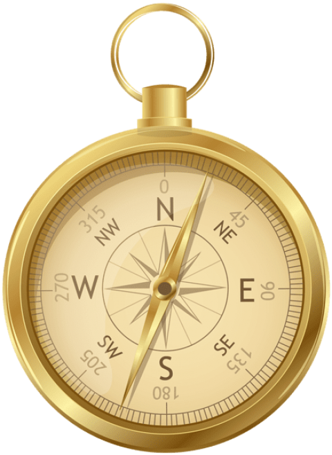 Free Png Download Gold Compass Clipart Png Photo Png - Gold Compass Clip Art Transparent Png (480x658), Png Download