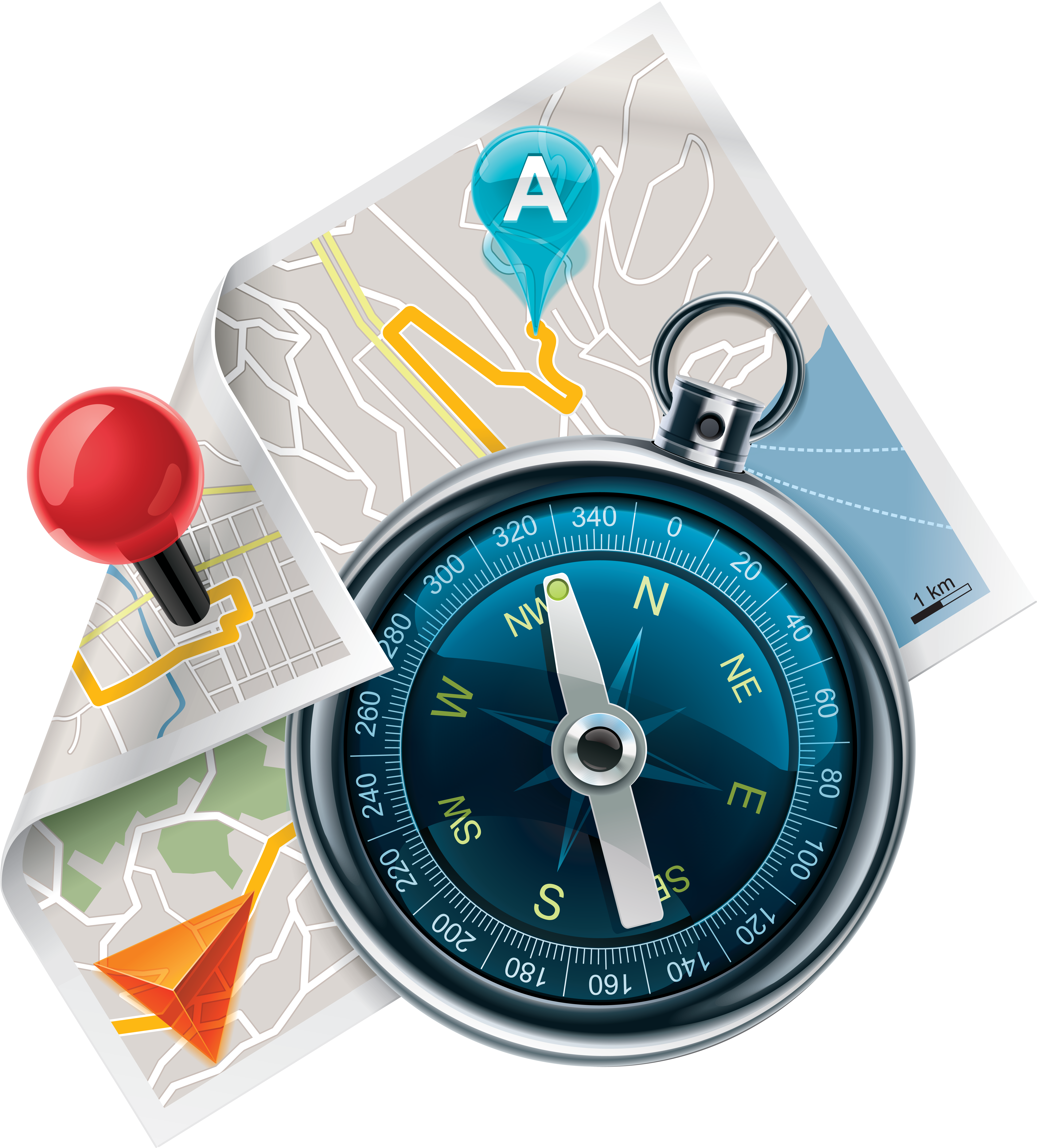Ubicación En El Espacio Clipart (6010x6594), Png Download