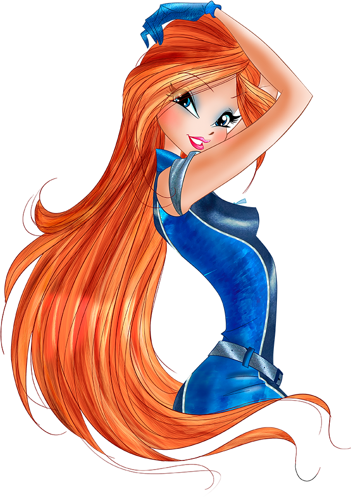 World Of Winx Bloom In Spy Outfit Png Picture - Winx Bloom World Of Winx Clipart (1000x1000), Png Download