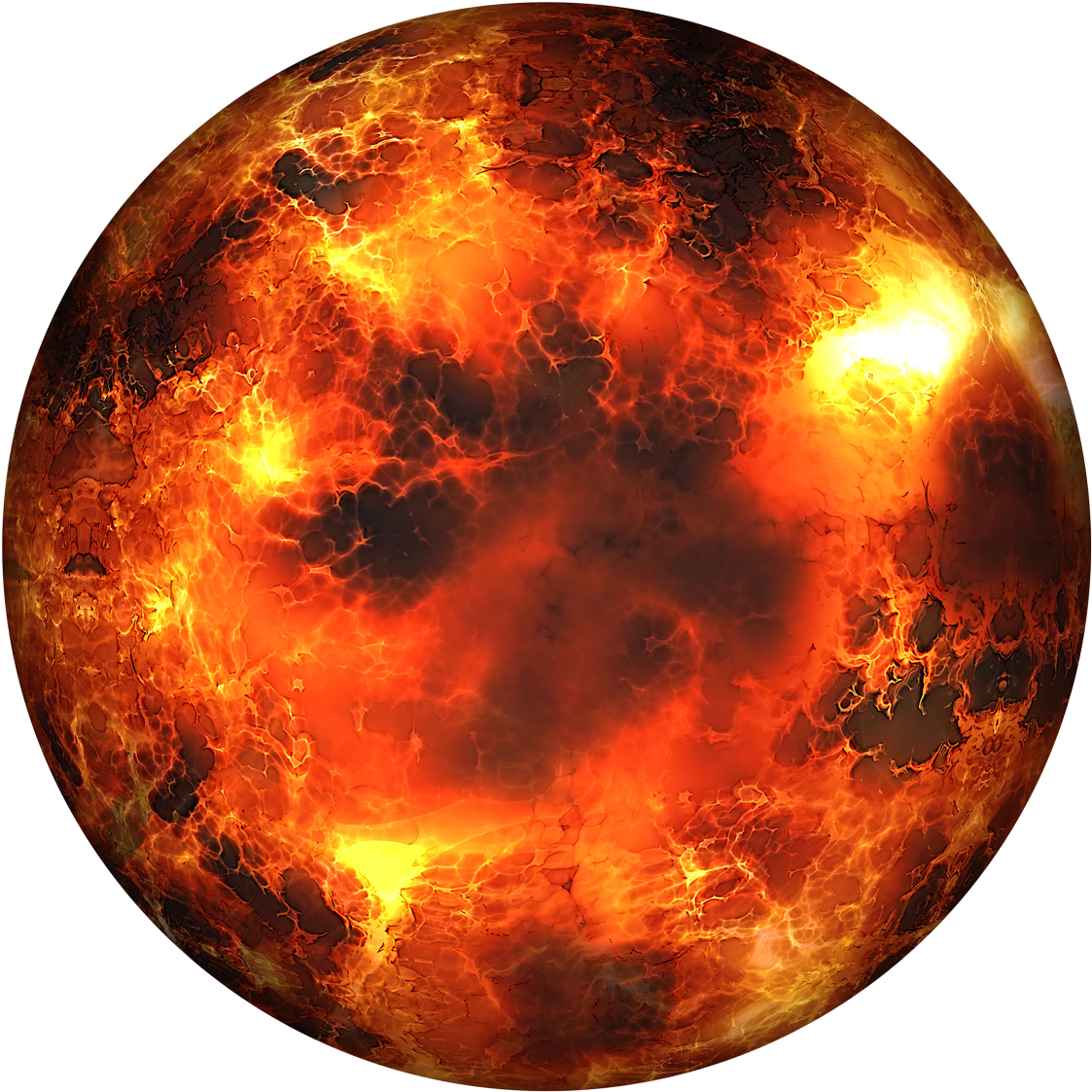 Download Globe Burning Png Transparent Image - New Solar System Discovered 2018 Clipart (1200x1200), Png Download