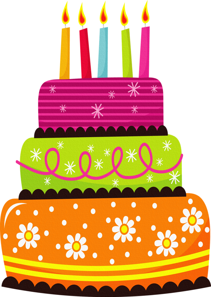 Cat Clipart Birthday Cake - Dios Te Bendiga Feliz Cumpleaños - Png Download (728x1024), Png Download