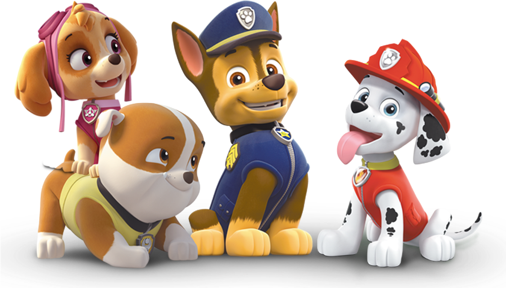 Paw Patrol Png Personajes - Paw Patrol Personajes Clipart (1020x637), Png Download