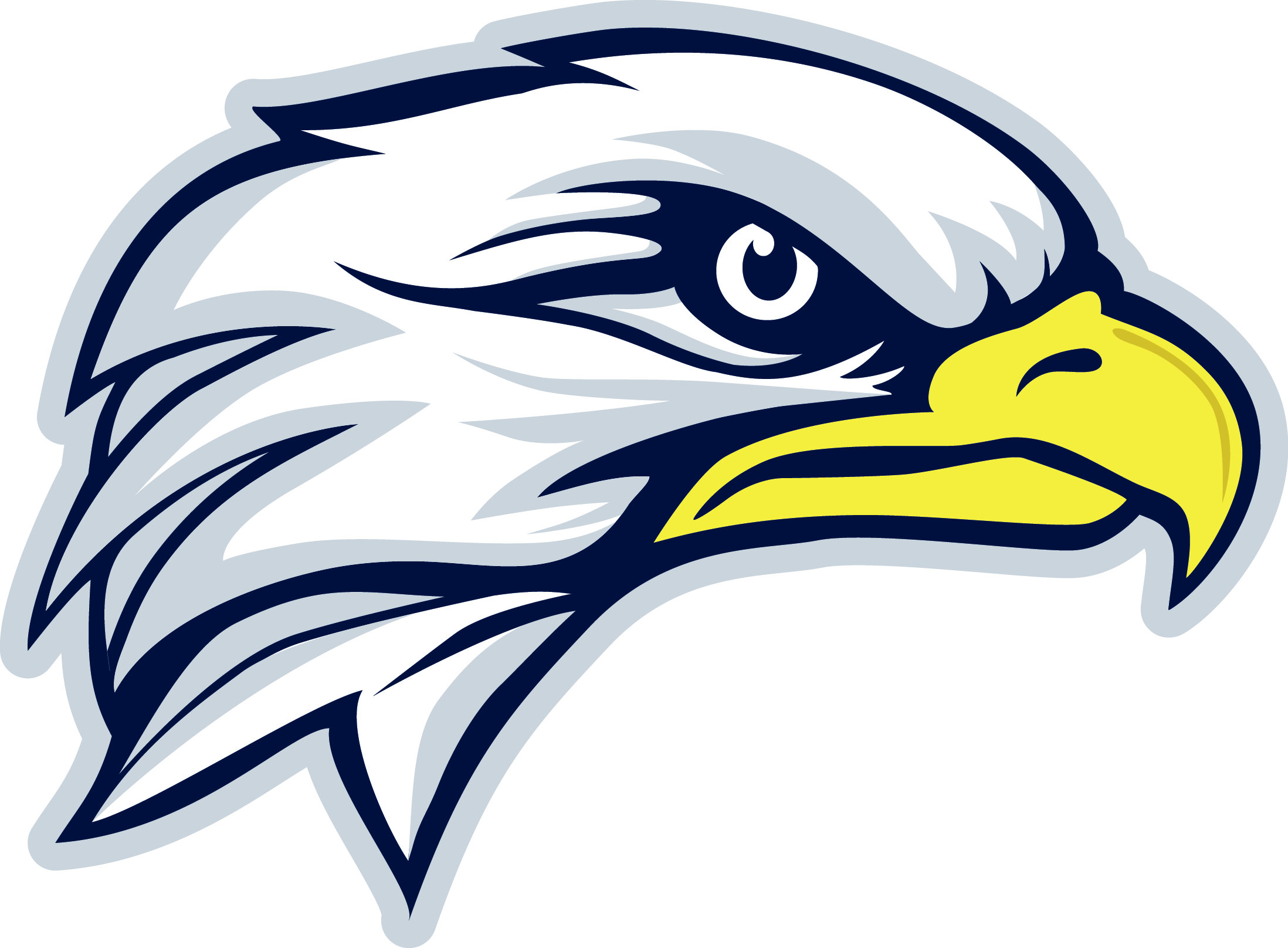 Eagle Head Png Download Image - Eagle Head Logo Png Clipart (2196x1616), Png Download
