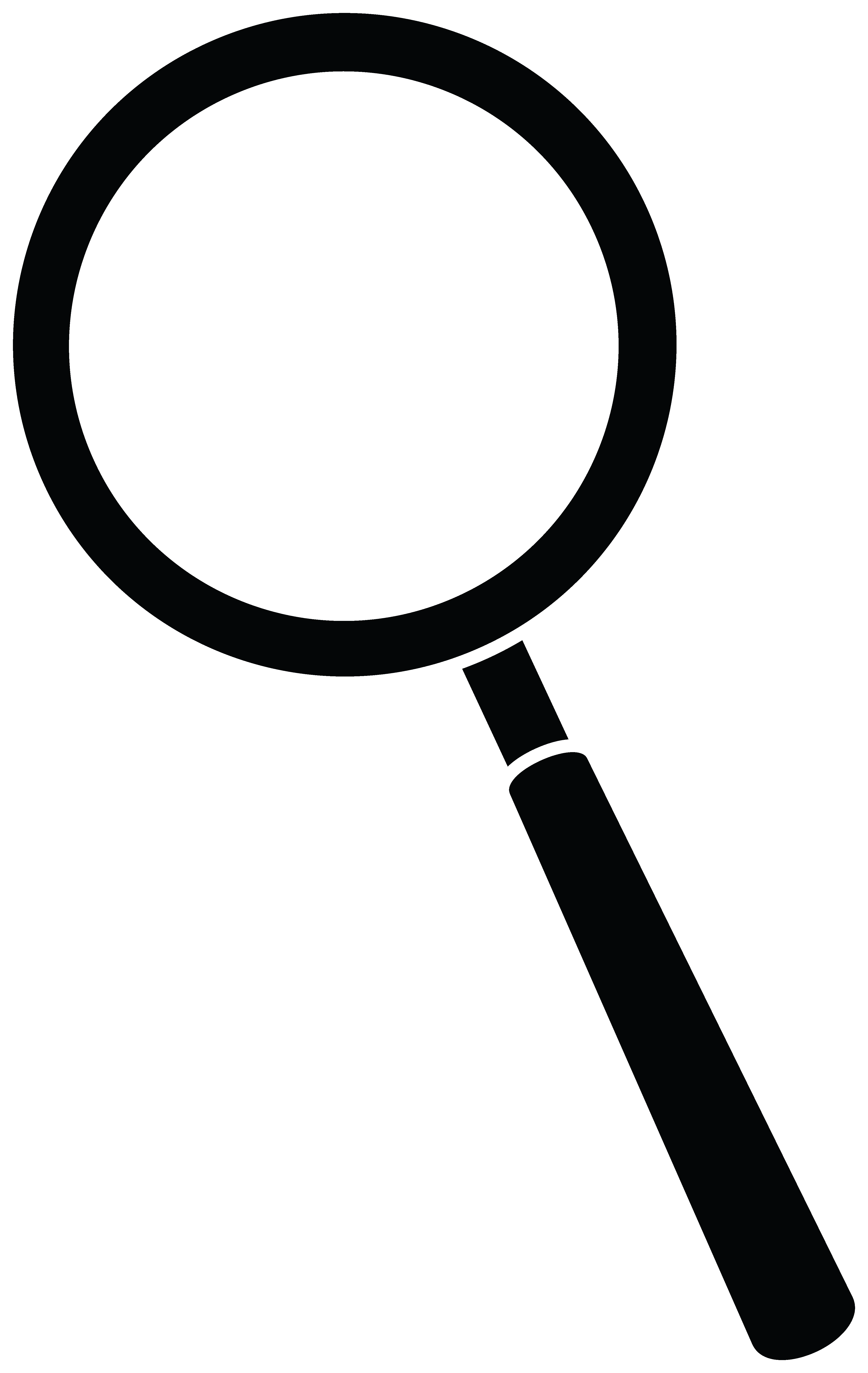 28 Collection Of Magnifying Glass Clipart - Clip Art Magnifying Glass Png Transparent Png (4166x6590), Png Download