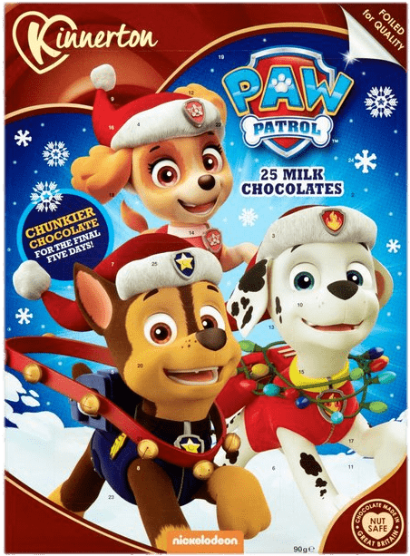 Download - Kinnerton Advent Calendar Paw Patrol Clipart (640x640), Png Download