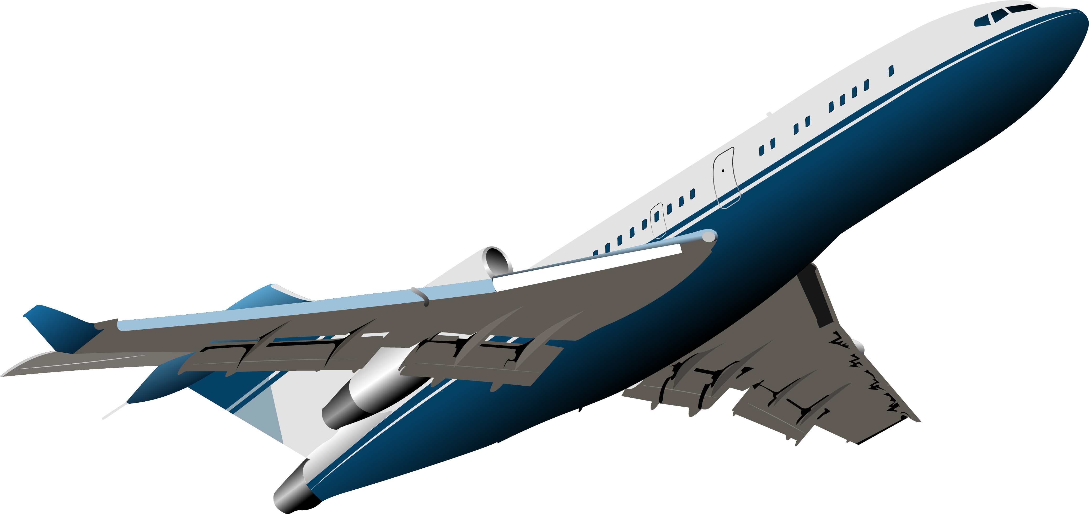 Airplane Png Clipart (4392x2291), Png Download