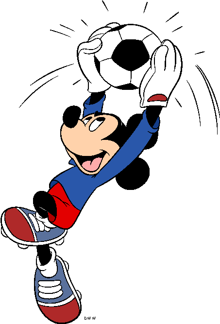 Mickey Mouse Football Png - Mickey Mouse Futbol Png Clipart (504x704), Png Download