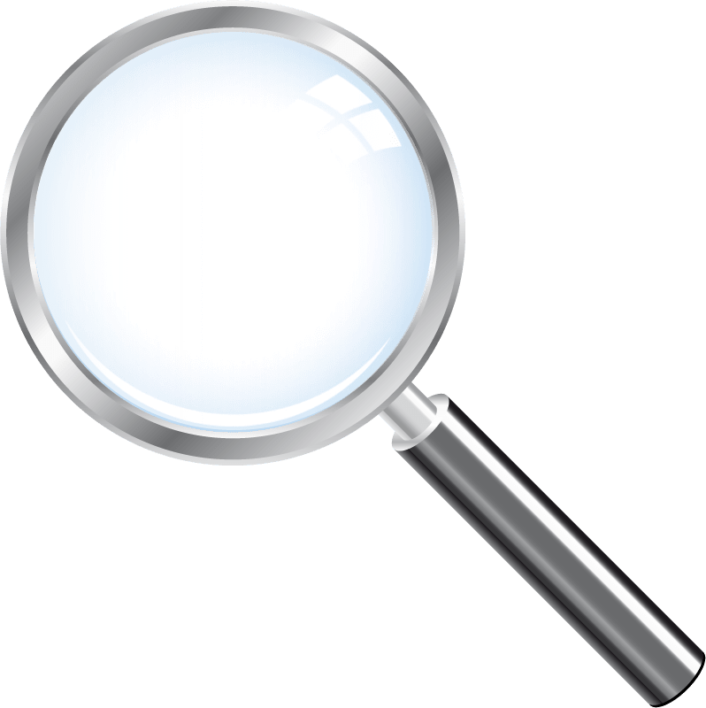 Magnifying Glass Vector Png - Loupe Png Clipart (798x800), Png Download
