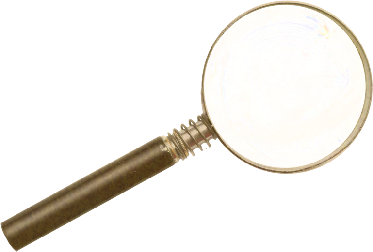 Magnifying Glass Png Transparent Clipart (769x521), Png Download