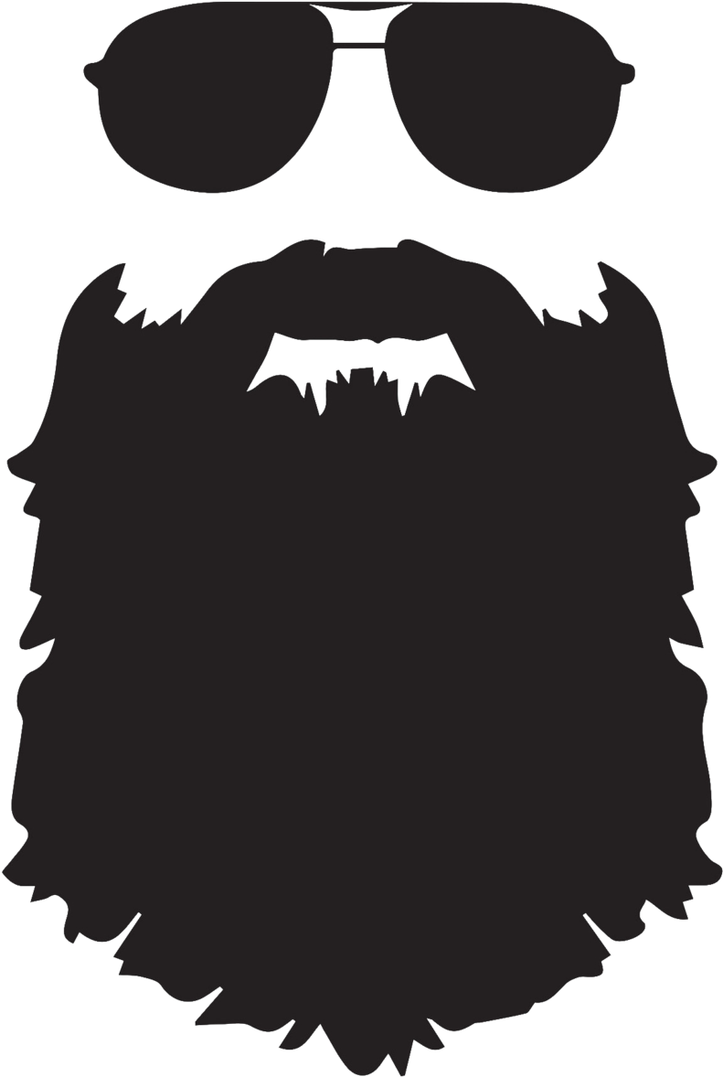Beard Silhouette 9 , Png Download - Beard Silhouette Clipart (791x1178), Png Download