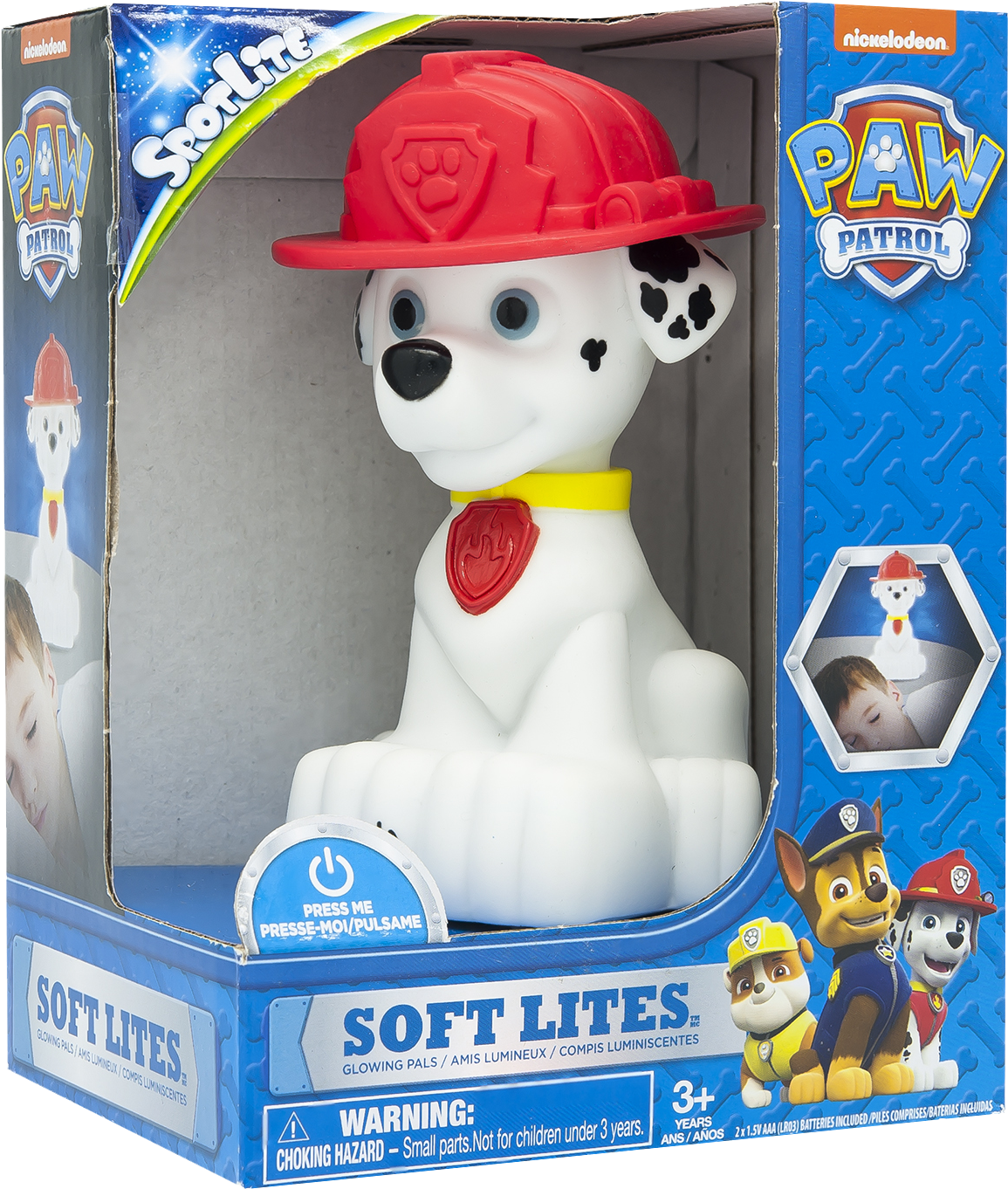 Soft Lites - Paw Patrol - Marshall - Plug Free And - Soft Lites Paw Patrol Clipart (1500x1500), Png Download