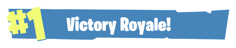 Victory Royale - Electric Blue Clipart (1000x1000), Png Download