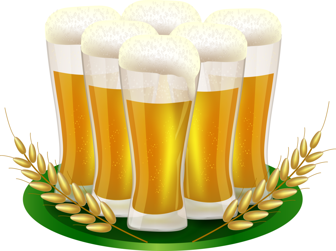 Glass Of Beer - Beer Clipart (1280x956), Png Download