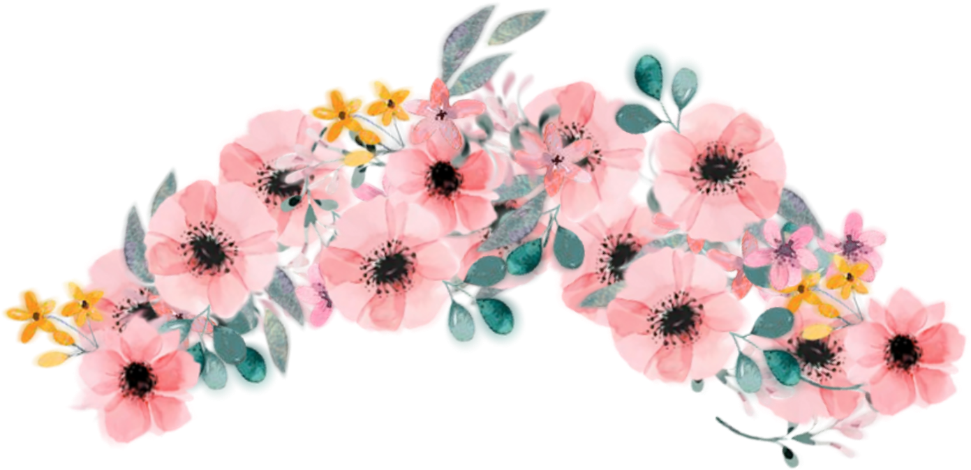 Flower Crown Picsart , Png Download Clipart (1391x674), Png Download
