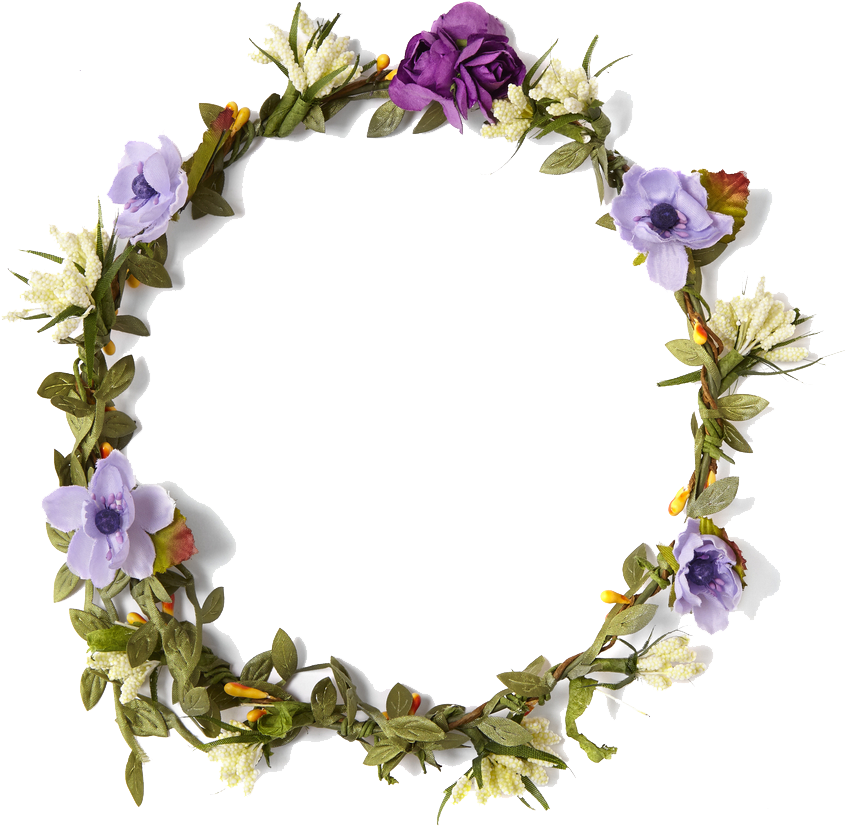 Purple Flower Crown Transparent Topienie Marzanny Kubasiewicz Clipart
