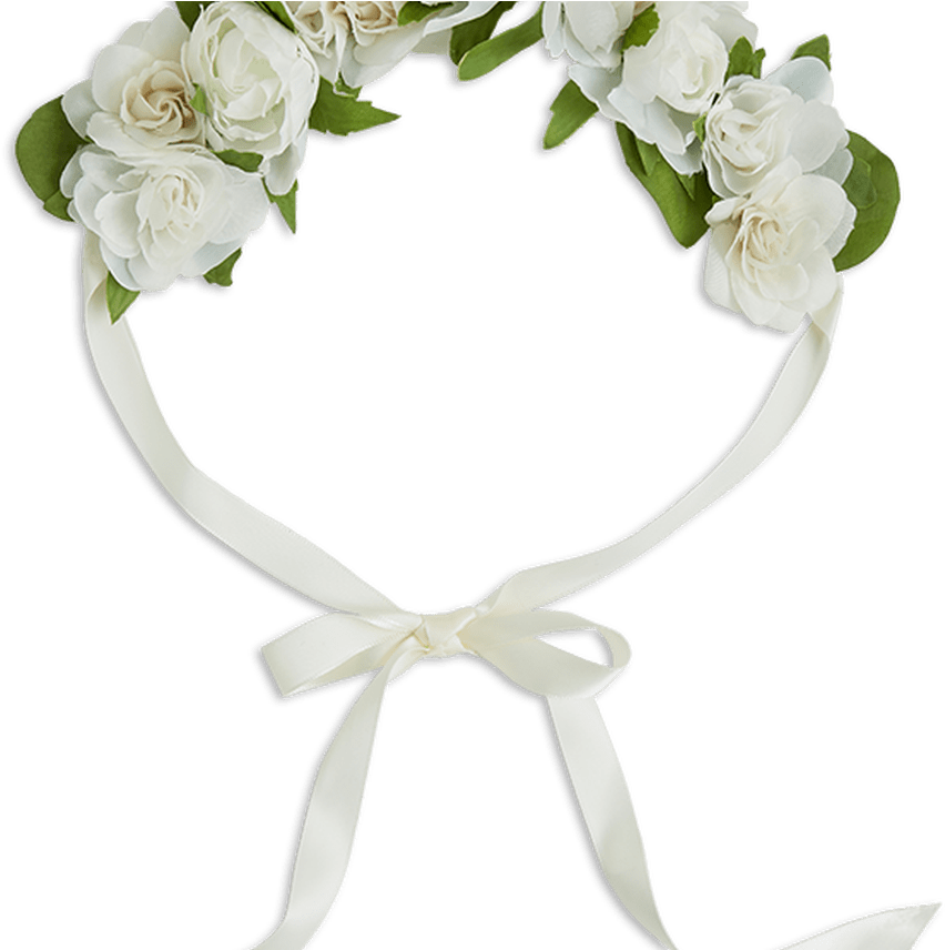Colorful White Flower Crown Transparent Pictures Top Clipart (852x856), Png Download
