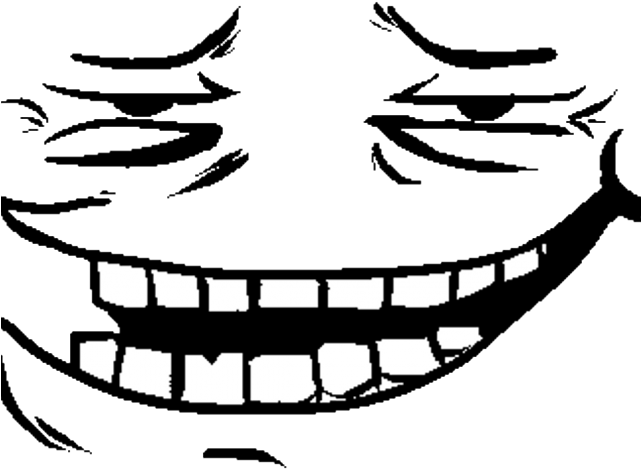 Trollface Clipart Transparent Png - Omega Flowey Face (640x480), Png Download