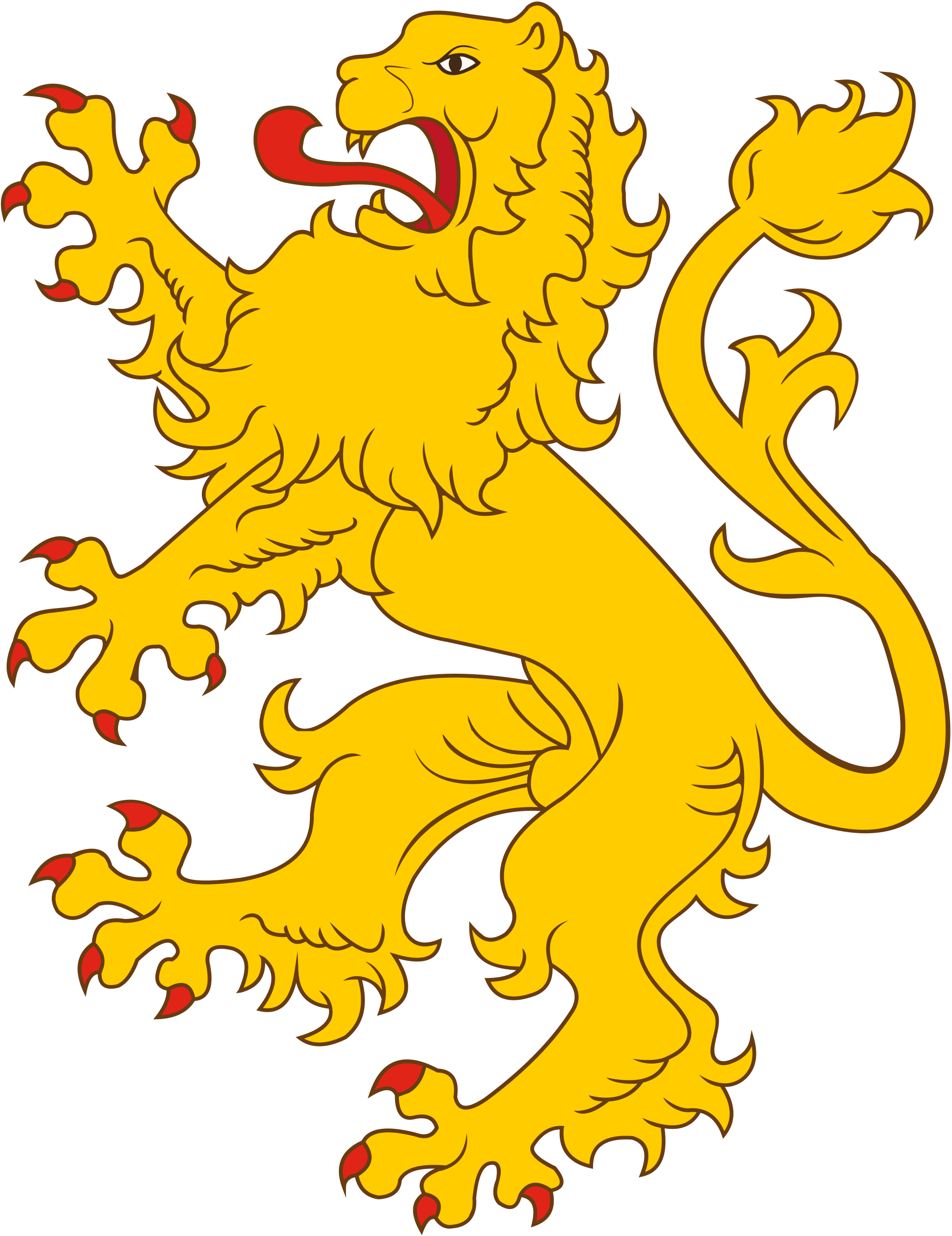 2000 X 2596 21 - Lion Coat Of Arms Png Clipart (2000x2596), Png Download