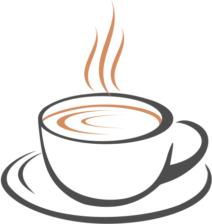 Coffee Logo Symbol - Doppio Clipart (800x800), Png Download